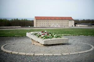 trágico ecos Buchenwald concentración acampar reliquia foto