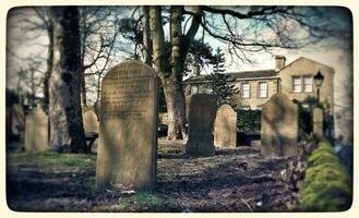 Eerie Charm of Bronte Sisters Village Cemetery, Haworth photo