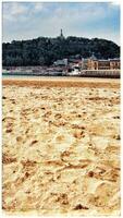Sunny Atlantic Coastline in San Sebastian, Spain   Basque Paradise photo