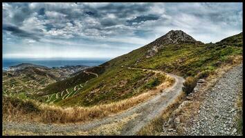 Summer Serenity Scenic Collioure Backcountry in Southern France photo