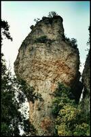 Elegant Geologic Formation, South France photo