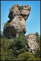 provenzal Roca paisaje, del Sur Francia foto