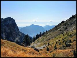 Autumn Landscape in the Savoie Mountains photo