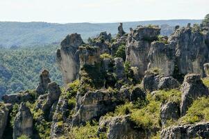 Provencal Stone Landscape, Southern France photo