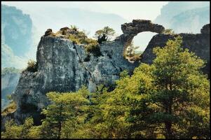 Provencal Stone Landscape, Southern France photo