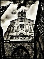Dramatic Monochrome, Tence Church, France photo