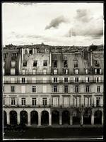 Parisian Rooftops Aerial View photo