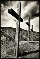 Summit Cross in Maurienne, French Alps photo