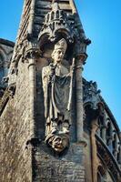 Gargoyle of a Gothic church photo
