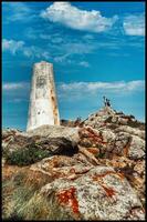 Serene Lighthouse on Brehat Island, Bretagne, France photo