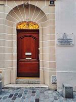 Descartes' Home Entrance in Paris photo