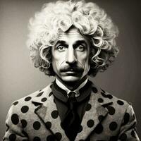 Einstein reinventado caprichoso ai generado fotorrealismo foto
