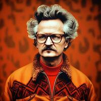 Modern Photorealistic AI Portrait of Leon Trotsky photo
