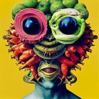 AI Generated Arcimboldo Alien photo