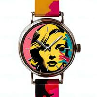 Artistic Timepiece AI Generated Watch Masterpiece photo