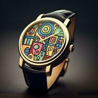 Elegance Redefined Generative AI Crafted Modern Classy Watch photo