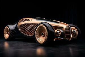 Futuristic Luxurious Sports Car   Generative AI Art photo