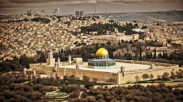 amplio ver de Jerusalén generativo ai foto