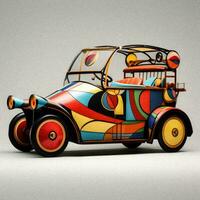 Psychedelic Car A Retro Futurism Revival photo