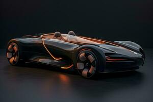 Futuristic Luxurious Sports Car   Generative AI Art photo