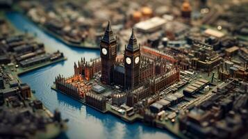 Metropolis Microchipped    london on a motherboard   generative ai photo