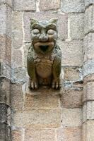 Gargoyle at Treguier Cathedral, Brittany, France photo