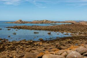 Summer Coastal Beauty in Brittany, France photo