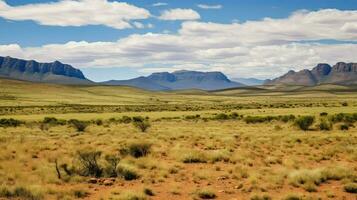 sheep south african karoo ai generated photo