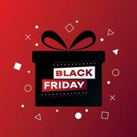 Black Friday banner vector