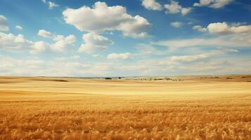 nature canadian prairies expansive ai generated photo