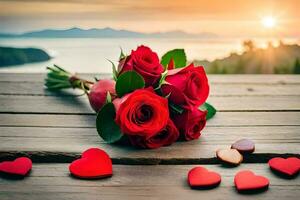 the best valentine's day flowers for your loved one. AI-Generated photo