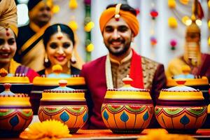 indian wedding ceremony. AI-Generated photo