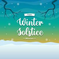 Bhutan Winter Solstice Day illustration vector background. Vector eps 10