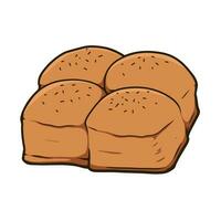 bread vector drawing for bakery