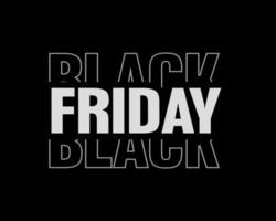 Black friday modern background sale with abstract brush stroke vector