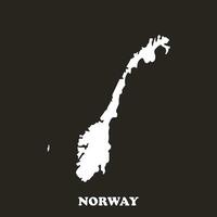 Norway map icon vector