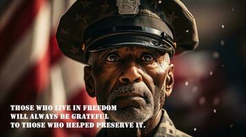Those who live in freedom will always be grateful to those who helped preserve it. photo