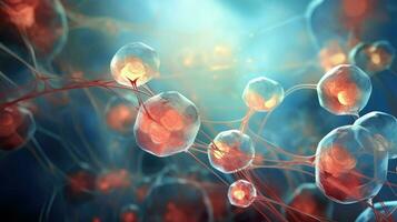 biotechnology stem cell regeneration ai generated photo