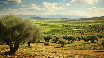 tree turkish olive groves ai generated photo