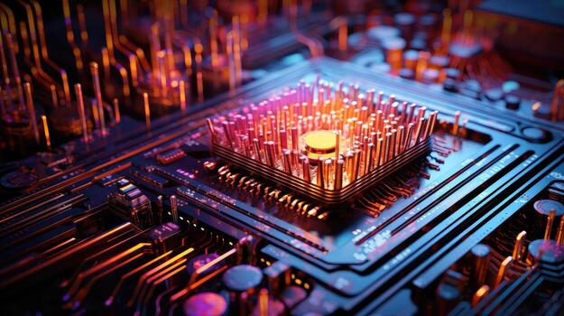 neural neuromorphic computer create ai generated photo