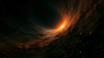 background interstellar vortex abstract ai generated photo