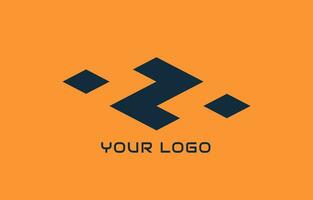 abstract geometric technology and sports vector logo design