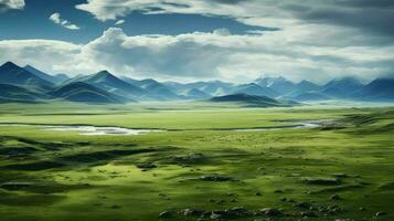 travel tibetan plateau vast ai generated photo