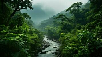 frame sierra leonean jungle ai generated photo
