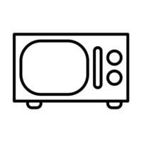 oven icon in line style vector