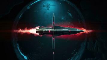 transportation hypersonic missiles craft ai generated photo