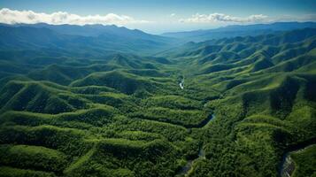 background new caledonian forests ai generated photo