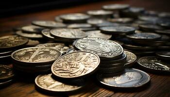 coins sliver metal photo