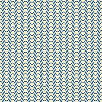 Abstract seamless pattern with wavy lines. Vector illustration of waves. Background with optical illusion. Texture with curved and squiggly geometric lines in row.
