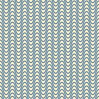 Abstract seamless pattern with wavy lines. Vector illustration of waves. Background with optical illusion. Texture with curved and squiggly geometric lines in row.